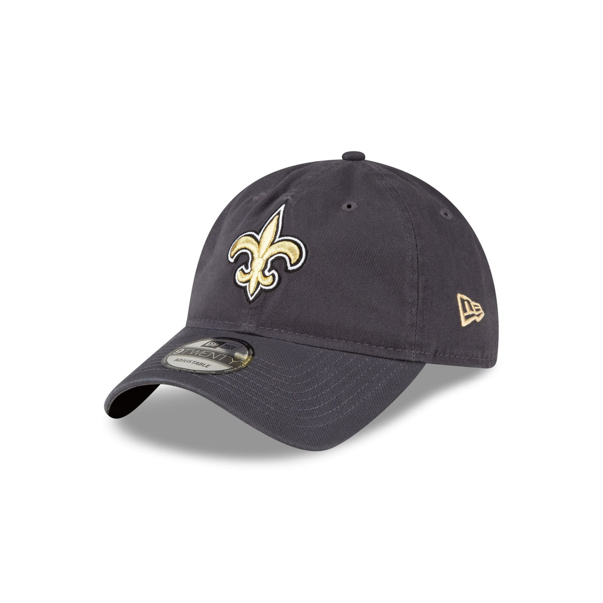 New Orleans Saints NFL Core Classic Graphite 9TWENTY Adjustable Hat