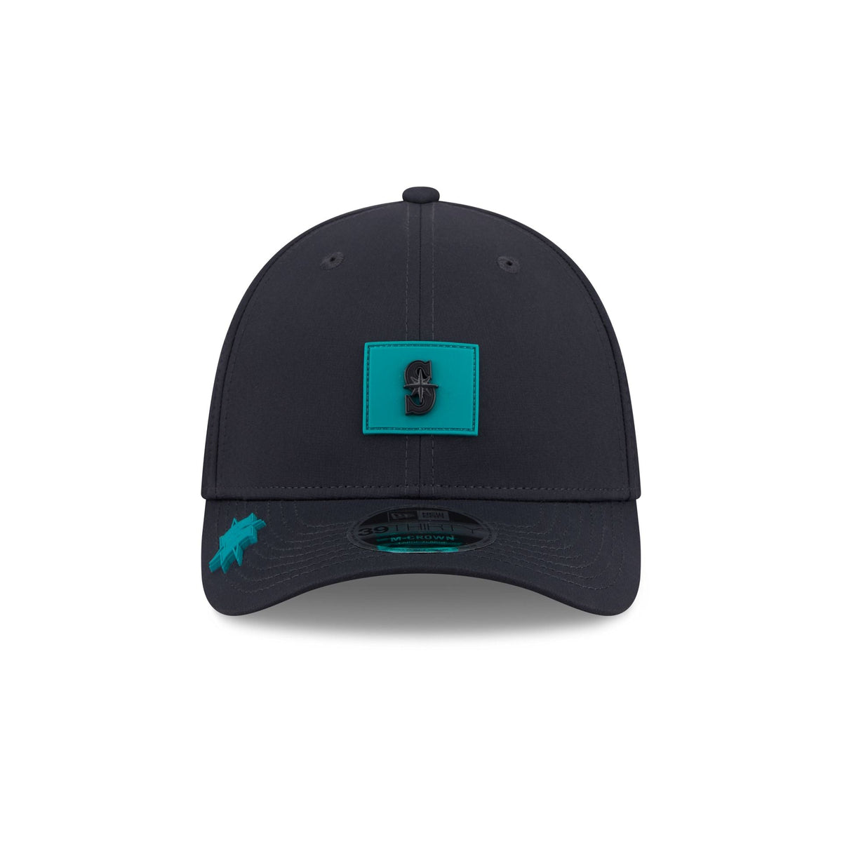 Seattle Mariners 2026 Clubhouse 39THIRTY M-Crown Stretch Fit Hat