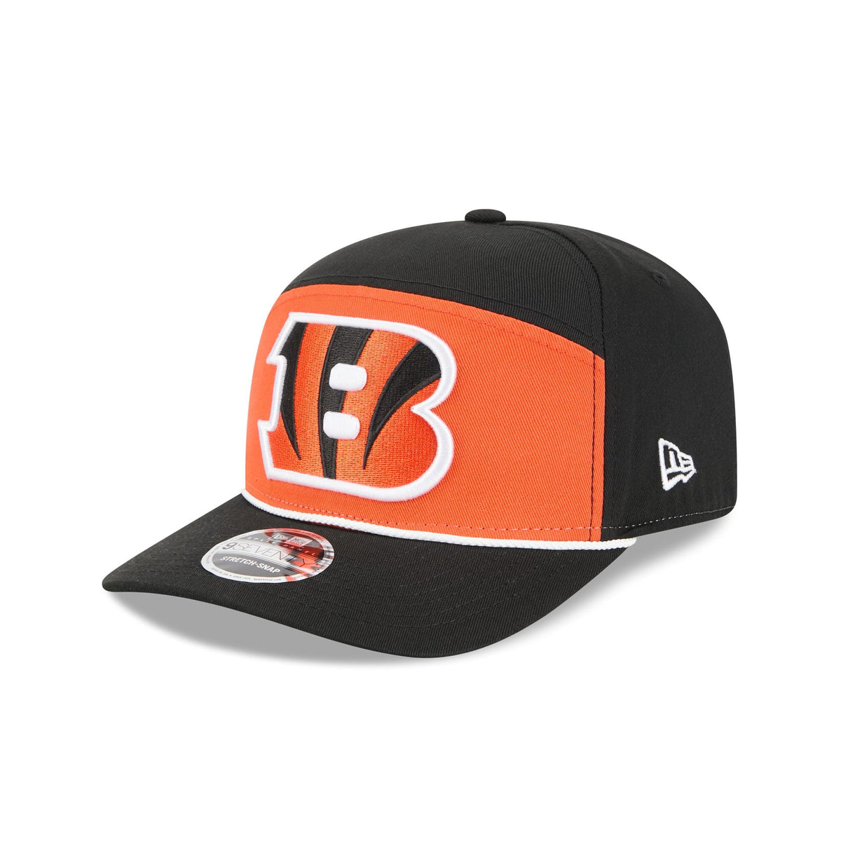 Cincinnati Bengals Split Panel 9SEVENTY Stretch-Snap Hat