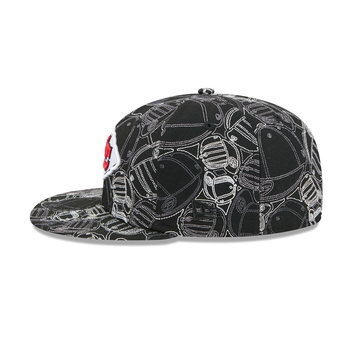 Kansas City Chiefs Cap Scramble 59FIFTY Fitted Hat