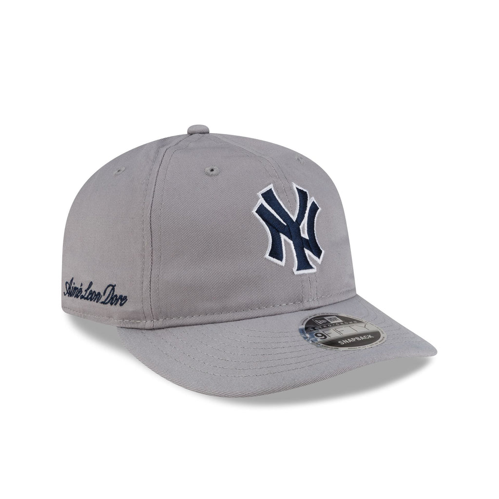 Aim¨¦ Leon Dore New York Yankees Gray Retro Crown 9FIFTY Strapback Hat