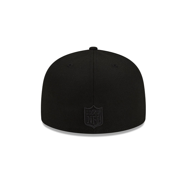 Washington Commanders Black On Black 59FIFTY Fitted Hat